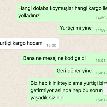Yurtiçi Kargo Asla Teslimat Yapmıyor Geri İadeye Düşüyor