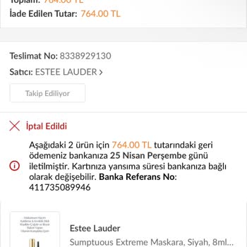 Trendyol Ve Estee Lauder Ürün İptali Sorunu