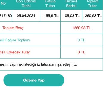 Sabit Fatura Ödeme Şikayet