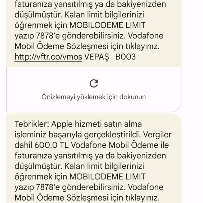 Apple Vodafone Vepaş Aboneliği İptali