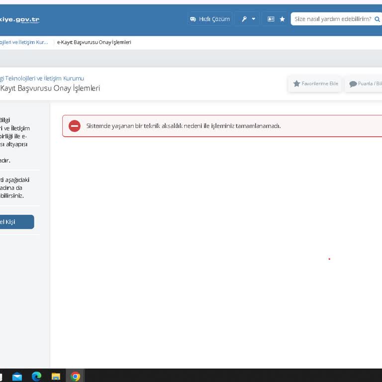 BTK Kayıt Ve Şok Net Hız Sorunu