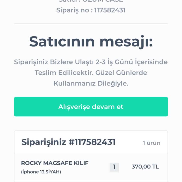 Shopier Ürünüm Kargoya Verilmedi