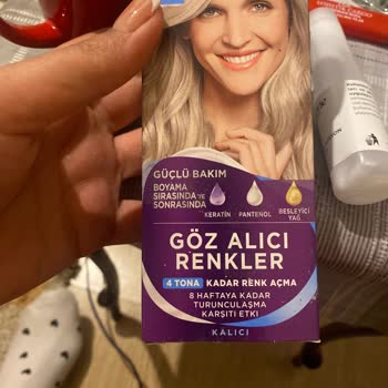 Palette 10.1 Küllü Saçı Mavi Yaptı