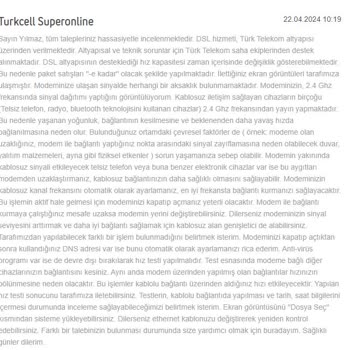 Superonline Hizmet (sizlik) Yetersizliği Ve Umarsızlığı