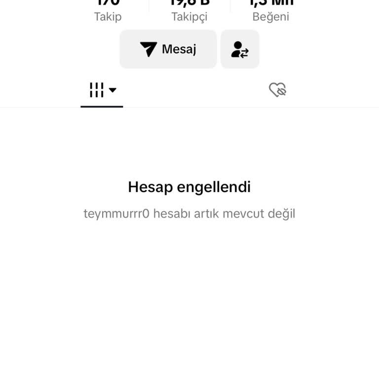 Tik Tok Hesabım Askıya Alındı