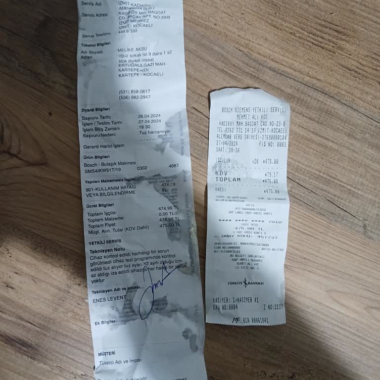 Bosch Servisi Haksız Para İstiyor