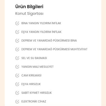 Türkiye Sigorta Konut Sigortası Poliçesi