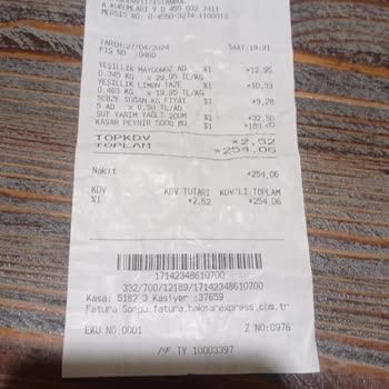 Hakmar Gıda Eksik Para Üstü Verme Ve Hakaret