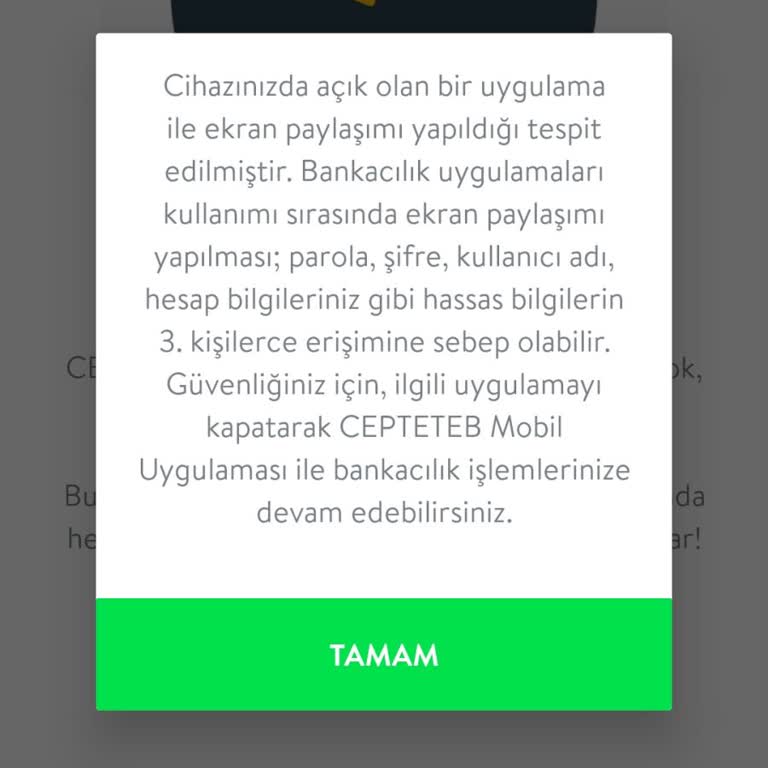 CepteTeb E Giriş Yapamıyorum