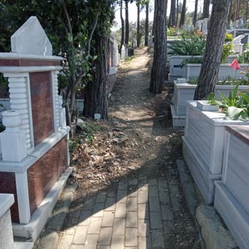 İBB - İstanbul Büyükşehir Belediyesi Hasdal Mezarlığı Arasında Ki Yol