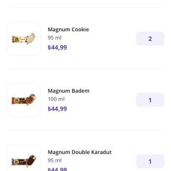 Getir Şikayet Algida Dondurma Siparişinde