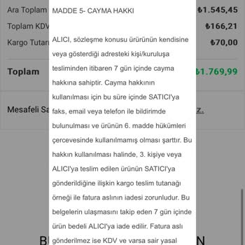 Ahel Tasarım Yasalara Ve Satış Sözleşmesine Uymuyor