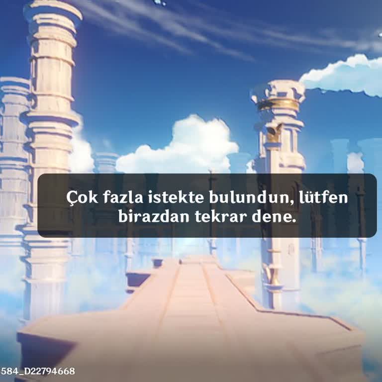 Genshin Impact Çok Fazla İstekte Bulundun Daha Sonra Tekrar Deneyin