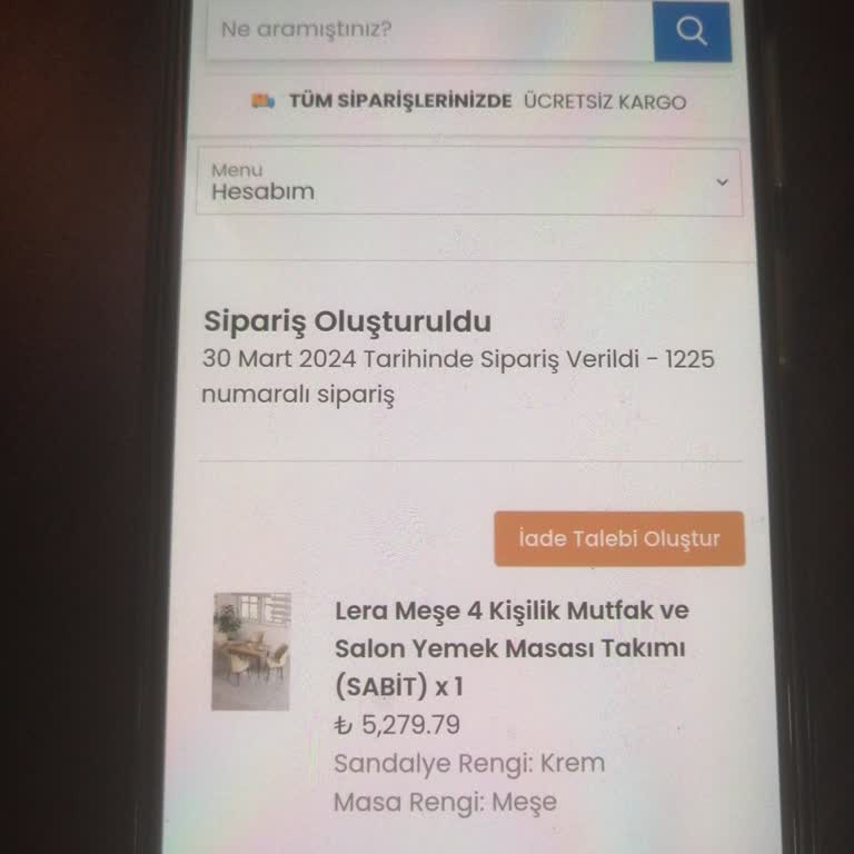 Rovena Mobilyaya Ulaşılamıyor. Ürün Günlerdir Kargoya Verilmiyor.