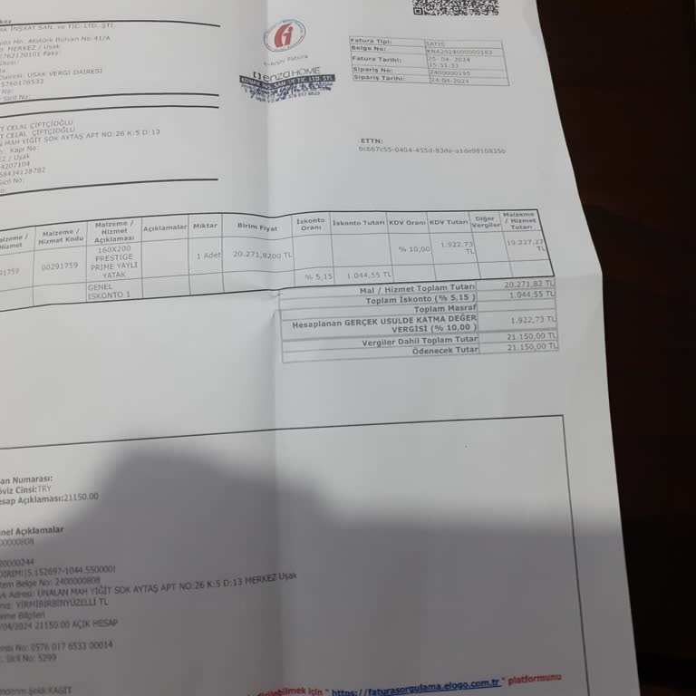 Yataş Sert Yataktan Memnun Değiliz.