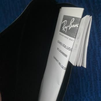 Rayban Gözlük Kutusu Boş Geldi