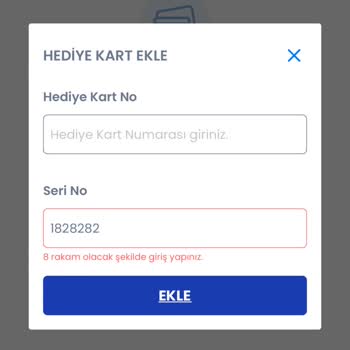 LCW Hediye Kartım Bölümü Çalışmıyor.