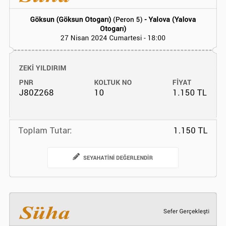 Süha Turizm Hiç Uğruna İnsanlara Eziyet