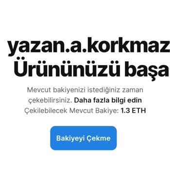 Metamask Hesap Çekim Problemi