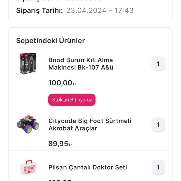 Migros Extra Sipariş Gecikmesi