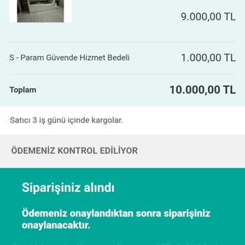 Sahibinden Param Güvende Mağduruyum