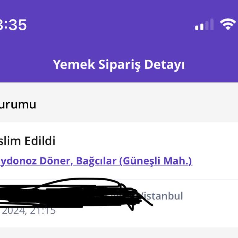 Getir Siparişim Teslim Edilmedi