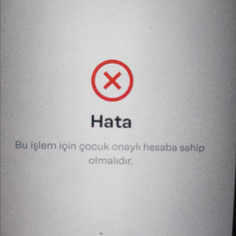 Papara ''Çocuk, Onaylı Hesaba Sahip Olmalıdır'' Hatası!