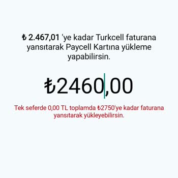 Paycell Para Aktarma Yapılmıyor