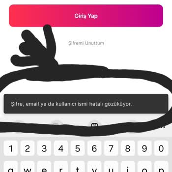 Gardrops Üye Ve Giriş Hatası
