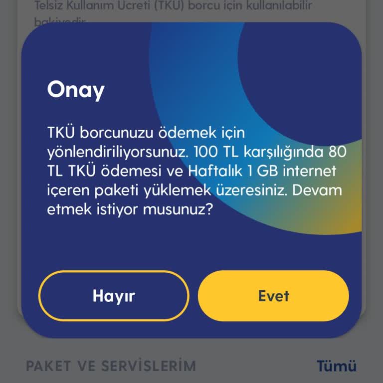 Turkcell Tkü Aldatma Kontör Paketi Satma Mecburi Paket Satışı