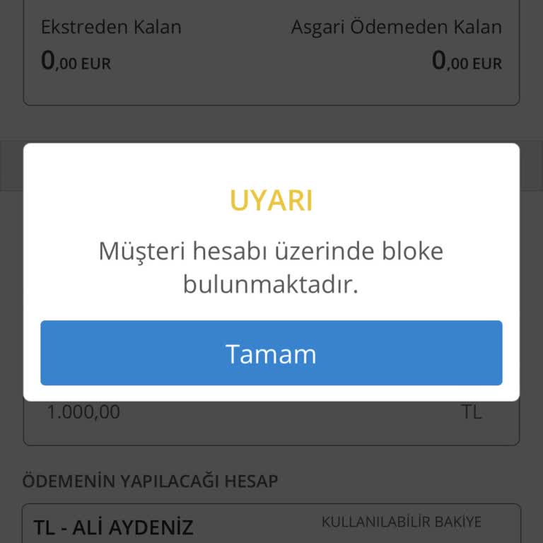 Denizbank Bloke Olan Hesabıma Acil Destek