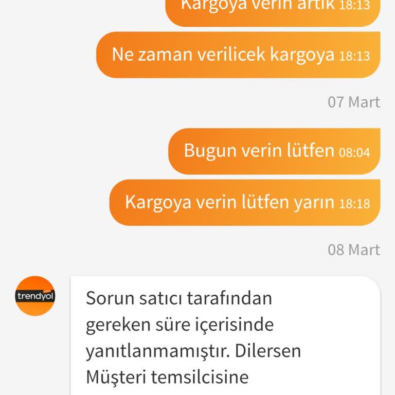 Trendyol'da Beklenmedik Sipariş İptali Ve Stok Karmaşası