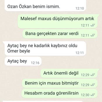 Lovo Trade Maxus Global Devamı Bir Şirket İnandım Girdim Girmeyin.
