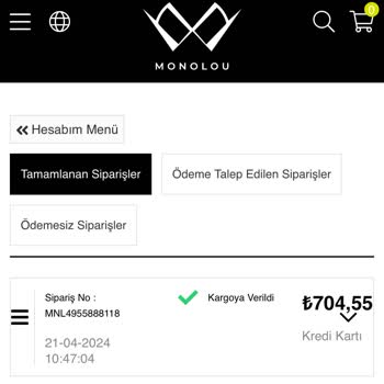 Monolou Tükenen Ürünü Satıp Kargolandı Bilgisi