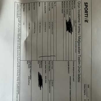 Ankara Ankamall'daki Sportive'den Alınan Skechers Ayakkabının Erken Yırtılması