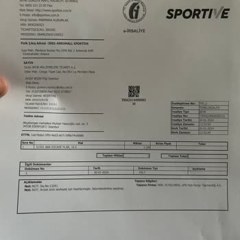 Ankara Ankamall'daki Sportive'den Alınan Skechers Ayakkabının Erken Yırtılması