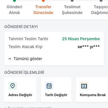 Trendyol Express Kargomu Teslim Etmedi
