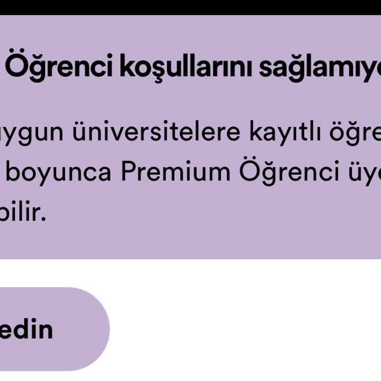 Spotify Öğrenci İndirimini Yapmıyor!