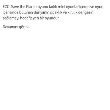 Vodafone Yanımda Uygulamasında Oyundan Yapığım İnternet Gelmedi