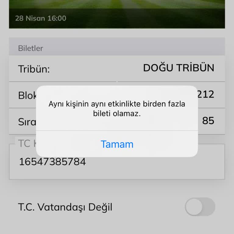 Passolig Bilet Transfer Sorunu