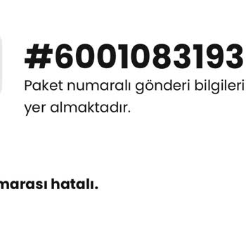 Nike Sitesinden Alınan Kargo