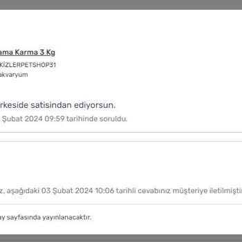 Trendyol 'da Mağazamızın Kapatılması