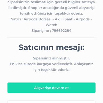 Shopier Bozuk Ürün İadesi