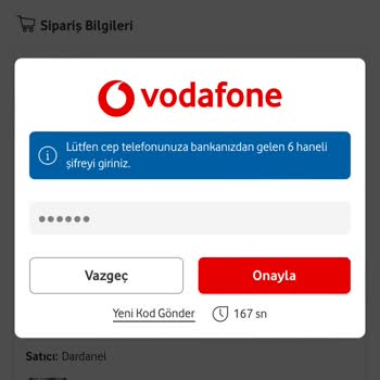 Vodafone Her Şey Yanımda Alışveriş Sorunu!