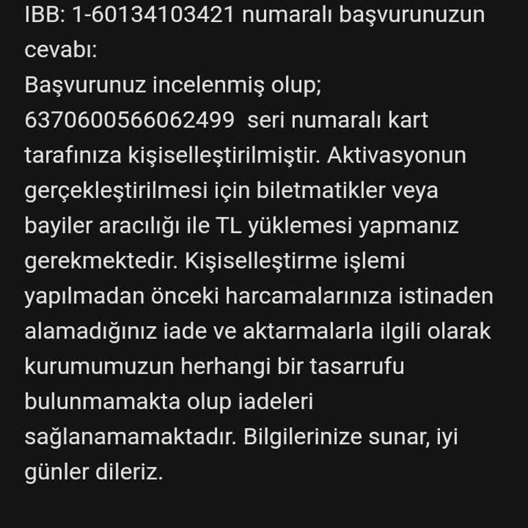 Marmaray İstasyonunda İstanbul Kart İadesi Sorunu