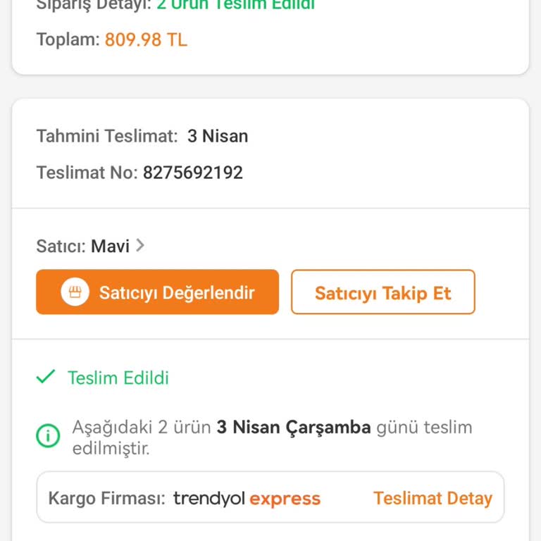 Trendyol İade Kabul Etmiyor.