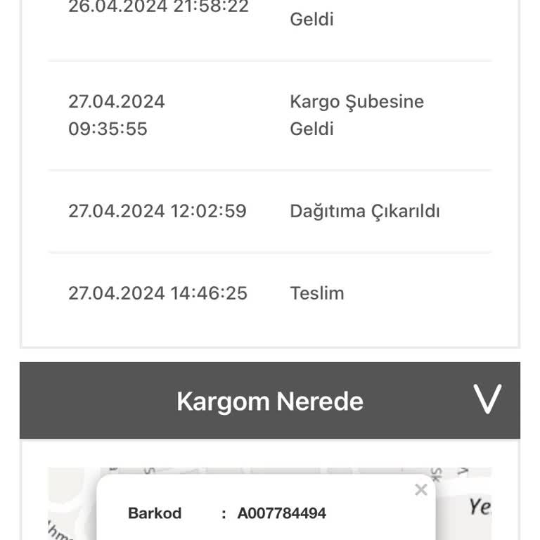 Bir Günde Kargo Kargom Kayıp Ama Teslim Edildi Yazıyor