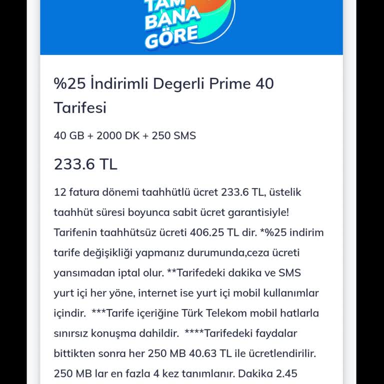 Türk Telekom Adaletsiz Tarife Teklifi
