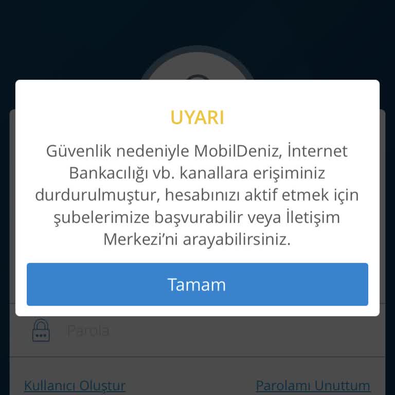 Denizbank Erişim Engeli Saçmalığı