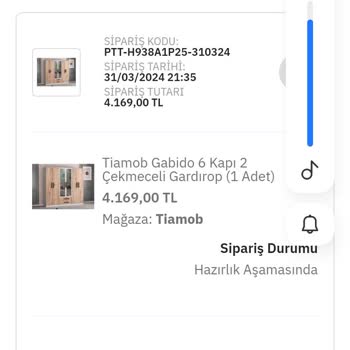 PttAVM Ürün Gecikmesinden Dolayı Para İadesi Ve Ürün İptali